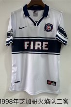 Retro Chicago Fire  three away 1:1 Quality Soccer Jersey   1998