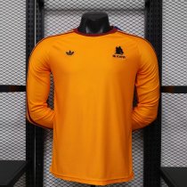 Retro Roma Long sleeve T-shirt Special Edition Red 1:1 Quality Soccer Jersey 25-26