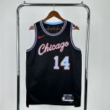 Chicago Bulls Black #14 BUZELIS 1:1 Quality NBA  Season Jerseys 2026