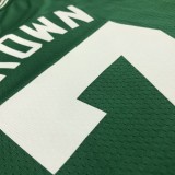 Retro Boston Celtics 75 Year Green #7 BROWN  1:1 Quality NBA Jerseys  2022