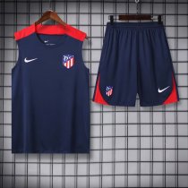 Atletico Madrid  Training clothing Vest  set   1:1 Quality Soccer Jersey   24-25
