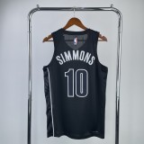 Brooklyn Nets Black #10 SIMMONS 1:1 Quality NBA  Season Jerseys 2023