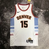 Denver Nuggets  City Edition White #15 JOKIC  1:1 Quality NBA  Season Jerseys 2023