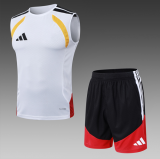 Adidas Clover Vest  (Germany ) Training White With Pants Sets Player 1:1 Quality Soccer Jersey  26-27（2026）
