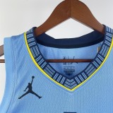 Memphis Grizzlies City Edition Blue #36 SMART 1:1 Quality NBA Jerseys 2024