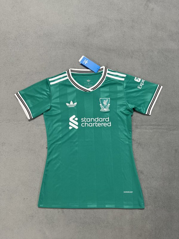 Liverpool Third Away  Women  Fans 1:1 Quality Soccer Jersey 25-26