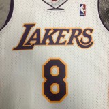 Los Angeles Lakers Retro Kobe #8 BRYANT White Hardwood Classics Swingman NBA Jersey 2003-2004