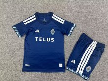 Vancouver Whitecaps FC Home Kids  Fans 1:1 Quality Soccer Jersey  26-27