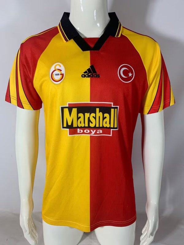 Retro Galatasaray home  1:1 Quality Soccer Jersey  1998-1999