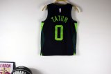 CELTICS CITY  City Edition bLACK Kids  #0 TATUM 1:1 Quality NBA Jerseys
