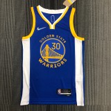 Golden State Warriors Blue V-Neck  #30 CURRY 1:1 Quality NBA Season Jerseys  75 Year