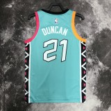 San Antonio Spurs City Edition Blue #21 DUNCAN 1:1 Quality NBA  Season Jerseys 2023