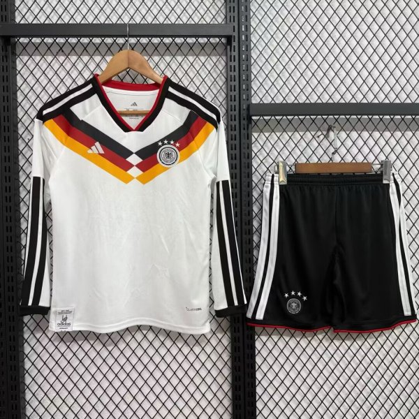 Germany Home Long Sleeve Fans Sets with pants 1:1 Quality Soccer Jersey 26-27 (2026)