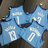 Houston Rockets City Edition  Blue #1 MCGRADY 1:1 Quality NBA  Season Jerseys 2021