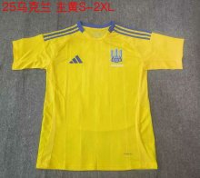 Ukraine home fans  1:1 Quality Soccer Jersey   24-25