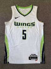 Dallas Wings White #5 BUECKERS NBA Jerseys  25-26