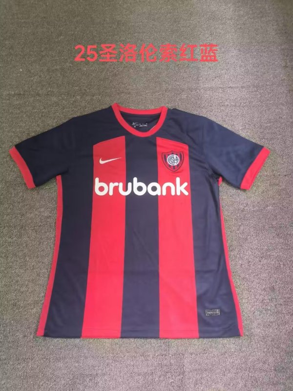 San Lorenzo home Fans 1:1 Quality Soccer Jersey  24-25
