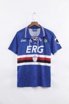 Retro Sampdoria Fans 1:1 Quality Soccer Jersey  1994-1995