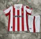 Sporting Gijon Home Kids Fans  1:1 Quality Soccer Jersey   25-26