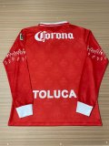 Retro Toluca  Home Long Sleeve 1:1 Quality Soccer Jersey 1996-1997