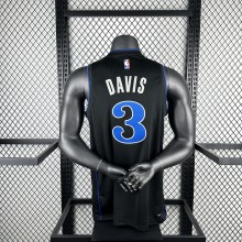 Mavericks  City Edition #3 DAVIS black NBA Jerseys  2024
