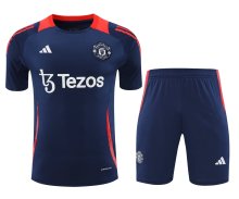 Manchester United Training clothing set 1:1 Quality Soccer Jersey   24-25