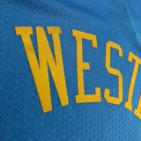 Los Angeles Lakers  Round Neck  MPLS  Blue #0 WESTBROOK  1:1 Quality NBA Season Jerseys