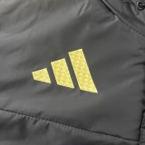 Argentina Windbreaker  Cotton clothing Jacket Black  White 1:1 Quality Soccer Jersey  25-26