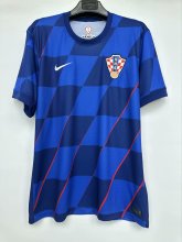 Croatia  away Fans 1:1 Quality Soccer Jersey  24-25
