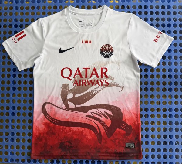 PSG Paris Horse Year Commemorative Special  Edition Fans 1:1 Quality Soccer Jersey  26-27