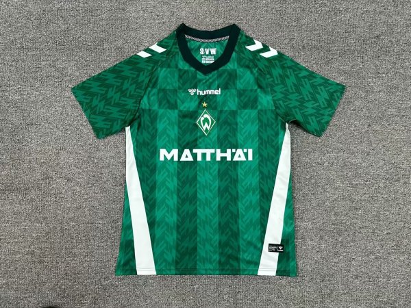 SV Werder Bremen home Fans 1:1 Quality Soccer Jersey   24-25