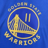 Golden State Warriors  V-neck blue #11 THOMPSON 1:1 Quality NBA Season Jerseys 2023