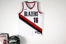 Portland Trail Blazers kids  White  #16  YANG NBA Jerseys  25-26