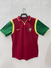 Retro Portugal Home  Fans 1:1 Quality Soccer Jersey   1999