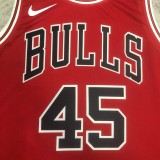 Chicago Bulls Red  #45  JORDAN 1:1 Quality NBA  Season Jerseys  2023