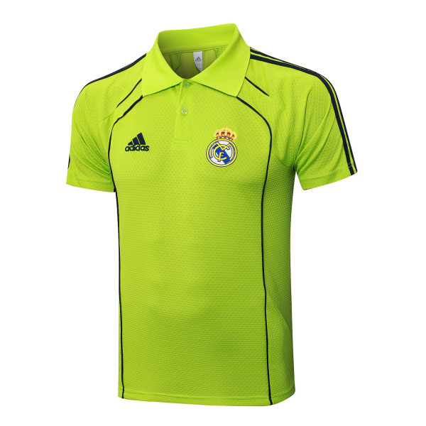Real Madrid  Polo Fans Green 1:1 Quality Soccer Jersey  25-26