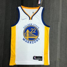 Golden State Warriors White V-Neck #22 WIGGINS 1:1 Quality NBA Season Jerseys  75 Year