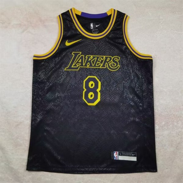 Los Angeles Lakers kids Kobe #8 BRYANT #24  snake pattern  1:1 Quality NBA Jerseys