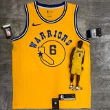 Golden State Warriors Yellow  #6 YOUNG CURRY 1:1 Quality NBA Season Jerseys