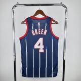 Houston Rockets City Edition Blue #4 GREEN 1:1 Quality NBA  Season Jerseys 2023