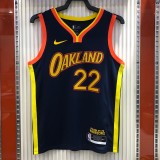 Golden State Warriors  V-neck Black City  Edition #22 WIGGINS 1:1 Quality NBA Season Jerseys 2021