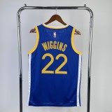 Golden State Warriors  V-neck blue #22 WIGGINS 1:1 Quality NBA Season Jerseys 2023