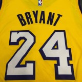 Los Angeles Lakers Kobe  #24 BRYANT  with star  1:1 Quality NBA Season Jerseys