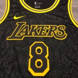 Los Angeles Lakers Kobe  #8 BRYANT  snake pattern NBA Jerseys