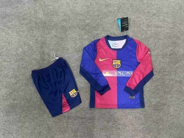 Barcelona Home Long sleeves kids  24-25