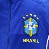 Brazil Windbreaker Blue 1:1 Quality Soccer Jersey  26-27 （2026）