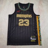 Memphis Grizzlies City Edition Black #23 ROSE 1:1 Quality NBA Jerseys 2021