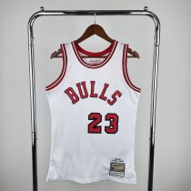 Retro Chicago Bulls White #23 JORDAN 1:1 Quality NBA  Season Jerseys 1984-1985