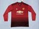 Retro Manchester United Home Long  1:1 Quality Soccer Jersey  2018-2019