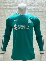 Liverpool Third Away Long Sleeve  player  1:1 Quality Soccer Jersey 25-26
